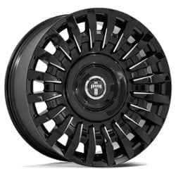 Dub Honcho (DC272) 22x9 Blank 5 Lug/Blank 6 Lug 15 ET 72.56 CB Gloss Black Milled