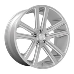 Dub Flex (S257) 26x10 5x127 10 ET 78.1 CB Silver with Brushed Face