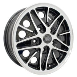 Empi Cosmo 15x5.5 35 ET 73 CB Gloss Black/Polished Lip/Spokes