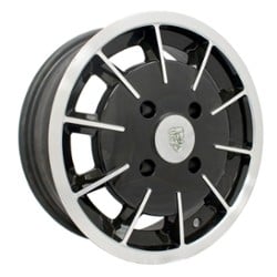 Empi Gasser 15x5.5 20 ET 73 CB Gloss Black/Polished Lip/Spokes