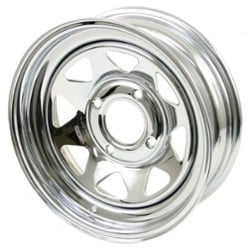 Empi VW Baja Bug 4Lug 15x10 -89 ET 73 CB Chrome