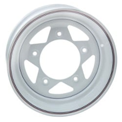 Empi VW Baja Bug 5Lug 15x5 -3 ET 73 CB White