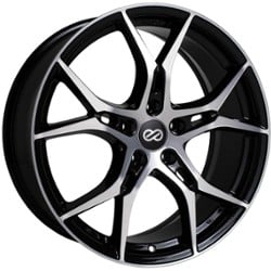 Enkei Vulcan 17x7.5 5x114.3 45 ET 72.56 CB Black Machined