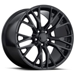 Factory Reproductions FR 22 C7 ZO6 Corvette 17x8.5 5x120.65 56 ET 70.3 CB Gloss Black