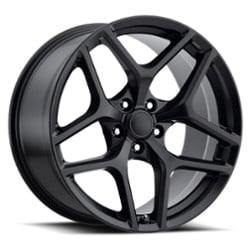 Factory Reproductions FR 27F Z28 Camaro 20x11 5x120 43 ET 66.9 CB Satin Black