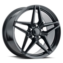 Factory Reproductions FR 29 C7 ZR1 Corvette 18x8.5 5x120.65 56 ET 70.3 CB Carbon Black