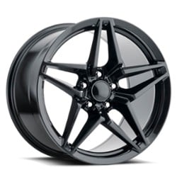 Factory Reproductions FR 29 C7 ZR1 Vette 19x10 5x120.65 40 ET 70.3 CB Satin Black