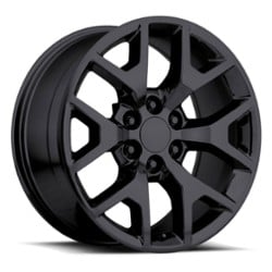 Factory Reproductions FR 44 GMC Sierra 20x9 6x139.7 27 ET 78.1 CB Gloss Black