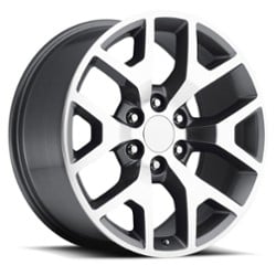 Factory Reproductions FR 44 GMC Sierra 20x9 6x139.7 27 ET 78.1 CB Gray Machined Face