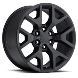 Factory Reproductions FR 44 GMC Sierra 20x9 6x139.7 27 ET 78.1 CB Satin Black