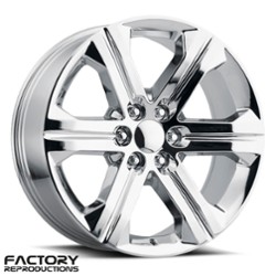 Factory Reproductions FR 47 2018 Sierra 22x9 6x139.7 24 ET 78.1 CB Chrome