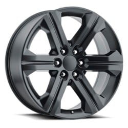 Factory Reproductions FR 47 2018 Sierra 22x9 6x139.7 24 ET 78.1 CB Satin Black