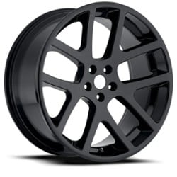 Factory Reproductions FR 64 Jeep Viper 20x9 5x115 18 ET 71.5 CB Gloss Black