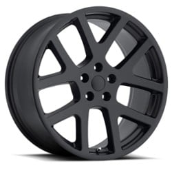 Factory Reproductions FR 64 Jeep Viper 20x10 5x115 18 ET 71.5 CB Satin Black