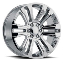 Factory Reproductions FR 72 Escalade 24x10 6x139.7 30 ET 78.1 CB Silver Machined Face