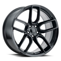 Factory Reproductions FR 74 Dodge Widebody 20x10.5 5x115 -9 ET 71.5 CB Gloss Black