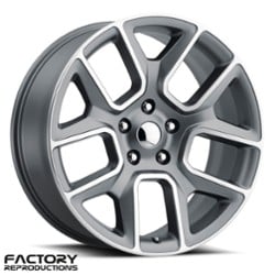 Factory Reproductions FR 76 19 Ram1500 22x9 6x139.7 15 ET 77.8 CB Satin Gray/Machined Face