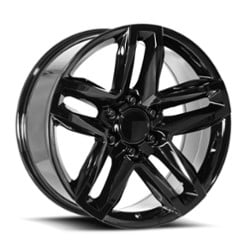 Factory Reproductions FR94 Z71 Split 5 Spoke 20x9 6x139.7 15 ET 78.1 CB Gloss Black