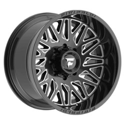 Fittipaldi FA07BM 20x12 5x139.7 -44 ET 110.2 CB Black Milled