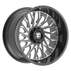 Fittipaldi FA08BM 22x12 8x180 -44 ET 124.3 CB Black Milled