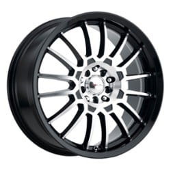 Focal 456 F-56 16x7 5x108/5x115 40 ET 72.56 CB Gloss Black w/Diamond Cut Face & Clear Coat