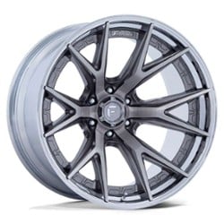 Fuel Catalyst FC402 22x10 8x165.1 -18 ET 125.1 CB Platinum Chrome Lip