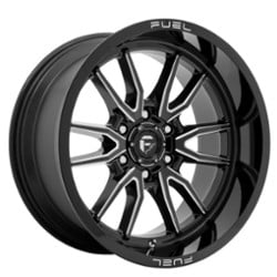 Fuel Clash 6 D761 18x9 6x135 -12 ET 87.1 CB Gloss Black Milled