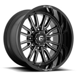 Fuel Clash 8 D761 20x9 8x180 1 ET 124.2 CB Gloss Black Milled