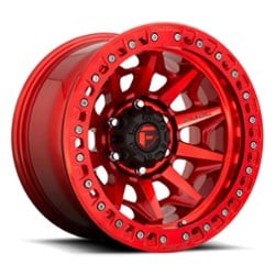 Fuel Covert Beadlock D113 17x9 5x127 -15 ET 71.5 CB Gloss Red