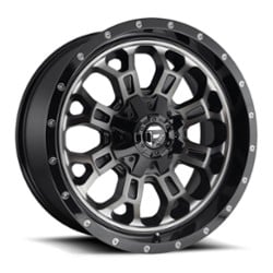 Fuel Crush D561 17x9 5x114.3/5x127 -12 ET 78.1 CB Gloss Black Double Dark Tint