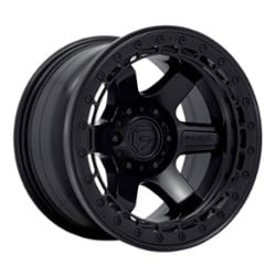 Fuel D122 Block Beadlock 17x8.5 6x135 0 ET 87.1 CB Matte Black With Matte Black Ring