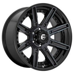 Fuel D708 Rogue 20x9 5x127 1 ET 71.5 CB Gloss Machined Double Dark Tint