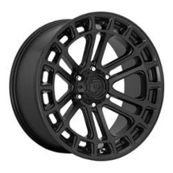 Fuel D718 Heater 17x9 6x139.7 -12 ET 106.1 CB Matte Black