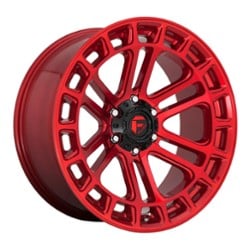 Fuel D719 Heater 17x9 6x135 -12 ET 87.1 CB Candy Red Machined