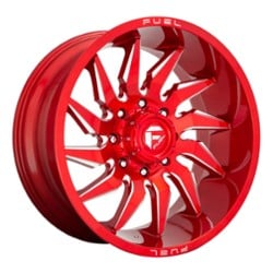 Fuel D745 Saber 20x10 5x139.7 -18 ET 78 CB Candy Red Milled