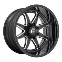 Fuel D749 Hammer 20x9 5x127 1 ET 71.5 CB Gloss Black Milled