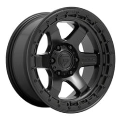 Fuel D750 Block 18x9 5x127 1 ET 71.5 CB Matte Black with Black Ring