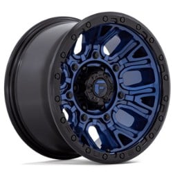 Fuel D827 Traction 17x9 5x127 -12 ET 71.5 CB Dark Blue w/Black Ring