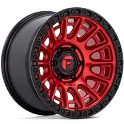 Fuel Cycle D834 17x8.5 5x120 34 ET 65.1 CB Candy Red w/Black Ring