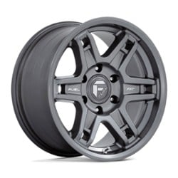 Fuel D838 Slayer 17x9 5x127 -38 ET 71.5 CB Matte Gunmetal