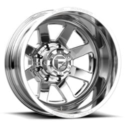 Fuel DE09 FF09D Dually 8 Rear 22x8.5 8x200 -202 ET 142 CB Polished