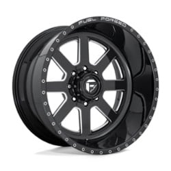 Fuel DE09 FF09D SSF 8 20x10 10x170 -24 ET 125.1 CB Matte Black Milled