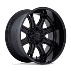 Fuel FC853MB Darkstar 24x12 Blank 5 Lug/Blank 6 Lug/Blank 8 Lug -44 ET 78.1 CB Matte Black w/Gloss Black Lip