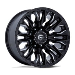 Fuel Flame 8 D803 20x10 8x180 -18 ET 124.2 CB Gloss Black Milled