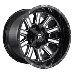 Fuel Hardline D620 15x8 5x114.3/5x120.65 -18 ET 72.56 CB Gloss Black & Milled