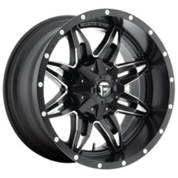 Fuel Lethal D567 15x8 6x139.7 -18 ET 108 CB Black & Milled