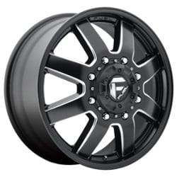 Fuel Maverick Dually Front D538 20x8.25 10x225 105 ET 170.1 CB Matte Black Milled