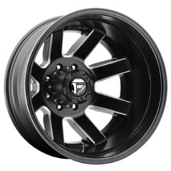 Fuel Maverick Dually Rear D538 24x8.30 8x200 -227 ET 142 CB Matte Black Milled