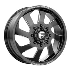 Fuel Mono DD39 Dually Front 20x8.25 8x200 105 ET 142.2 CB Black Milled