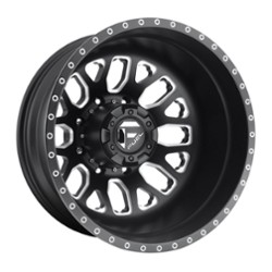 Fuel Mono DE192 Dually Rear 20x8.25 8x200 -202 ET 142.2 CB Black Milled